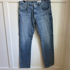 Ag Adriano Goldschmied Light Blue Everett Slim Straight Jeans